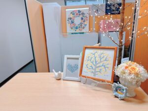 入り口カウンター「よりぽの」